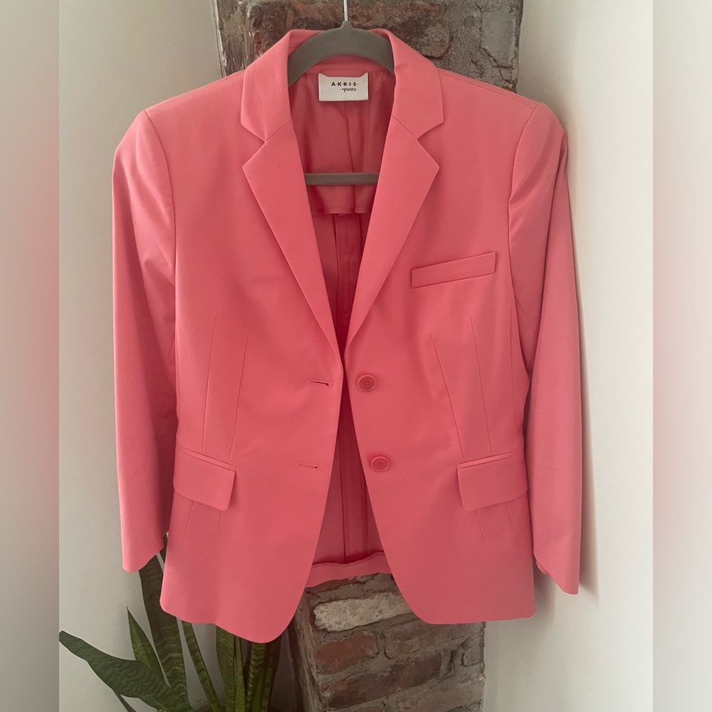 Akris Punto Pink Blazer Size 8